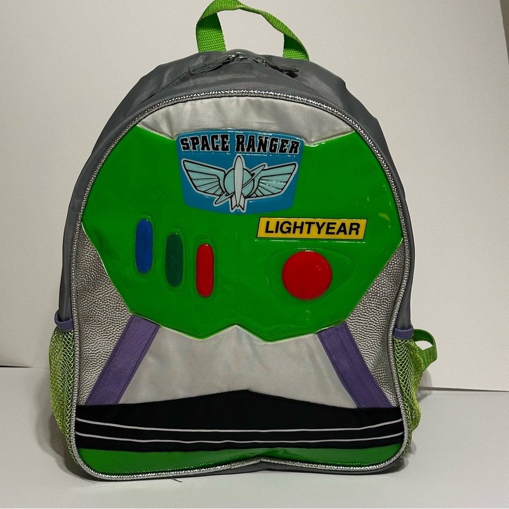 Toy Story Buzz Lightyear Space Ranger Backpack Youth Green Disney Pixar Green